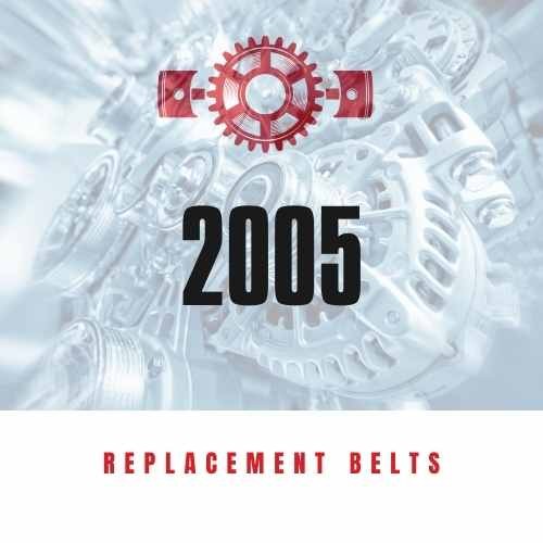 Replacement belts for 2005 SAAB vehicles