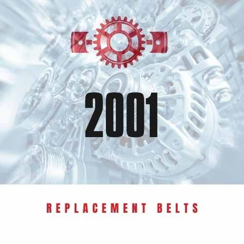 Replacement belts for 2001 SUBARU vehicles